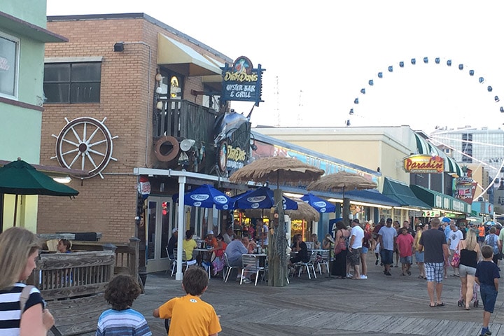 Myrtle Beach Boardwalk Seafood Buffet Restaurant Boardwalk Skywheel
